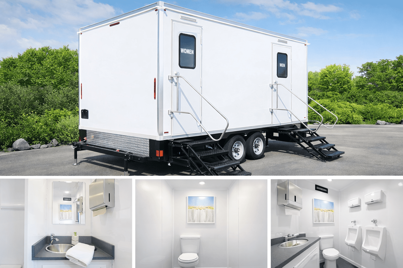 restroom trailer rental example